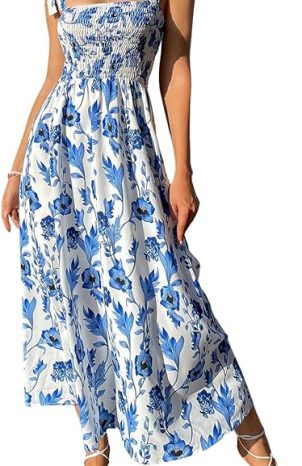 MakeMeChic Women's Summer Boho Dress