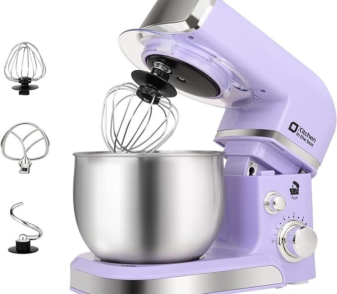 Stand Mixer, Kitchen in the box 3.2Qt Small Electric Food Mixer